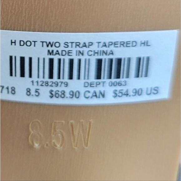 Torrid Paisley Dot Sandals Size 8.5W Ankle Strap Pink Polk Dots - Picture 12 of 12